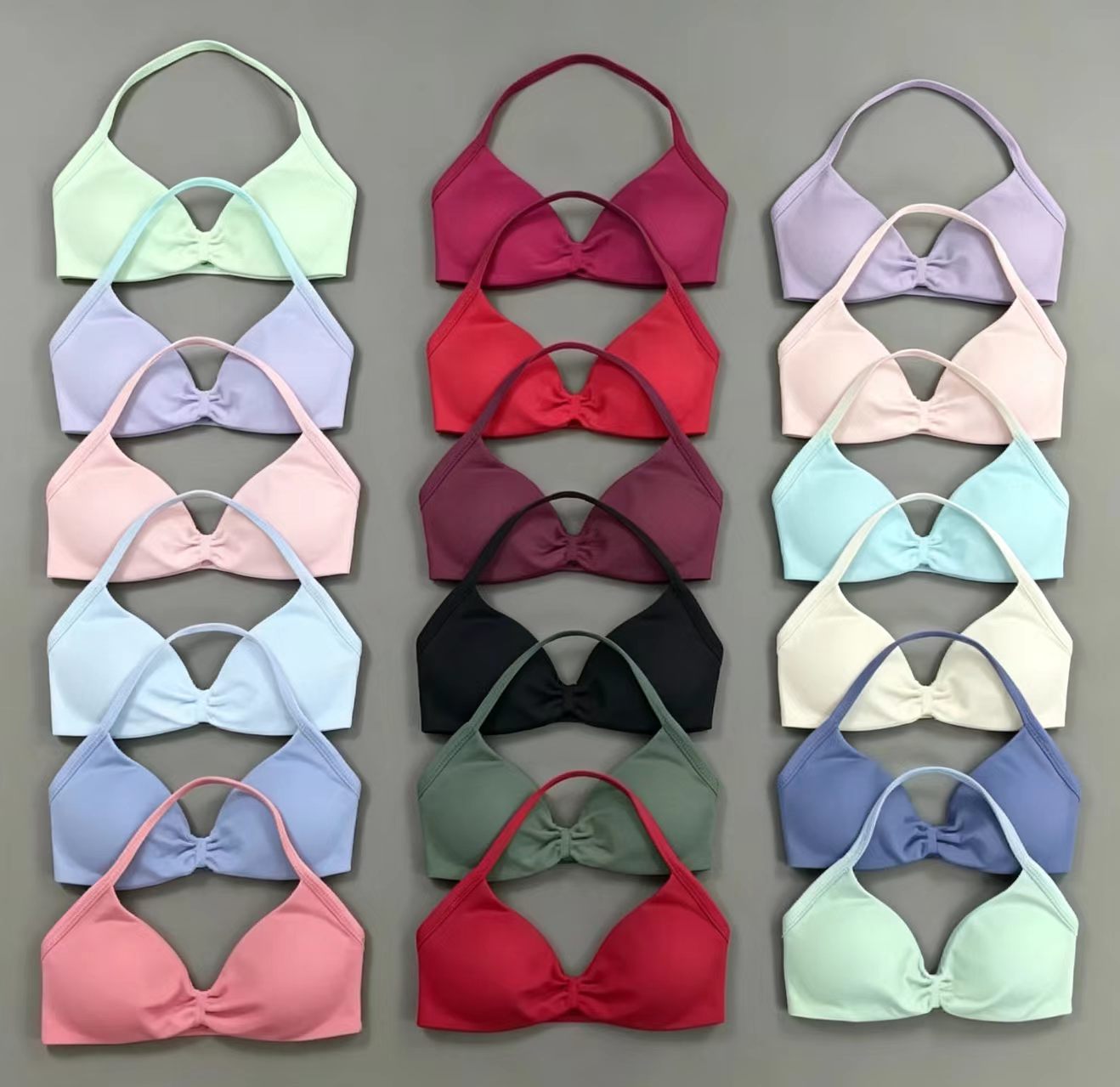Push Up Bra Padded - DF Sport-BH Push-Up mit Trägern, sexy,
