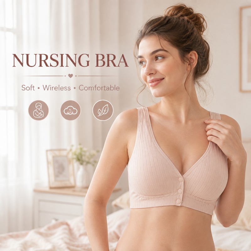 Nursing Bra Sleep - Still-BH für Frauen, Schwangerschafts- und Still-BH,