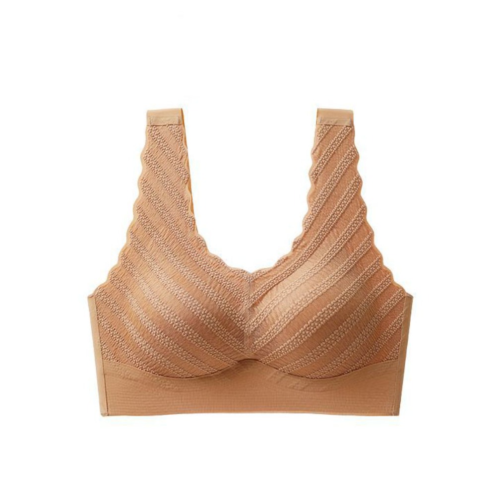 Nursing Bra Sleep - Nahtloser Schlaf-BH mit Bubble-Spitze, Übergröße, breiterer